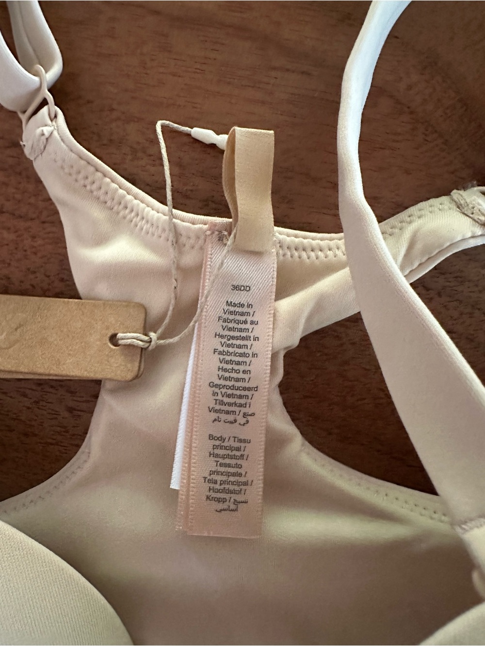 SKIMS Racerback Demi Bra - Beige - Picture 5 of 5
